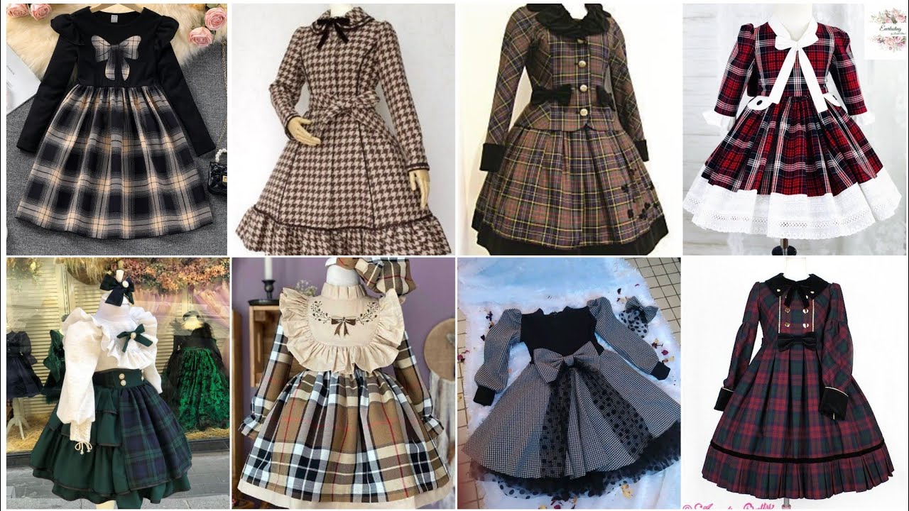 Trending Baby Girl Check Frocks 2026/ Cute Winter Outfit Collection/Baby Girl Outfit Ideas/Fashion