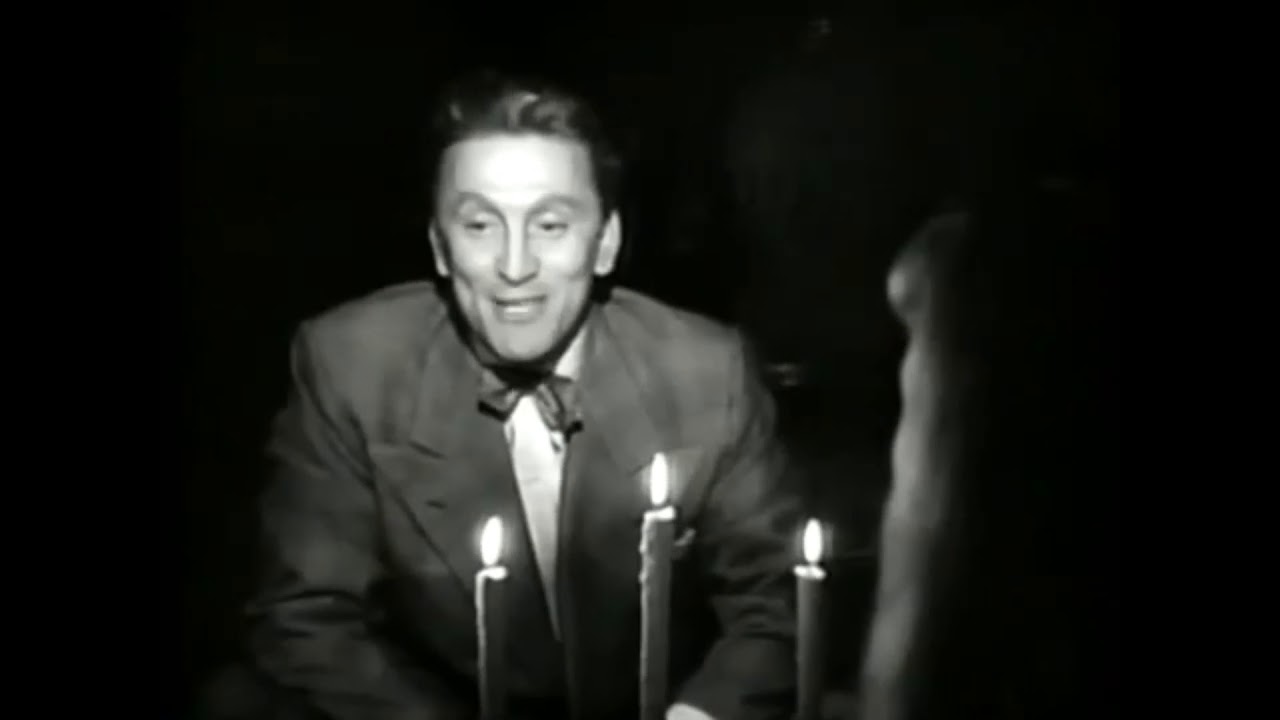 custom-cut excerpt KirkDouglas u Jane Wyman Glass Menagerie 1950 (ca 1.08 to ca 1.23)
