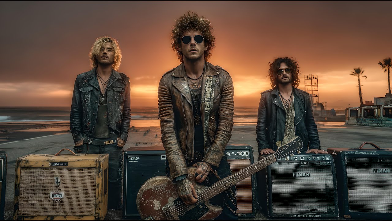 Blues Rock Journey | Beachside Jam Session at Sunset