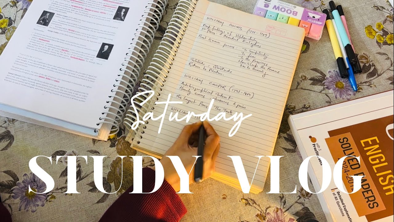 Weekend Study Vlog 📚 3+3 hours study 