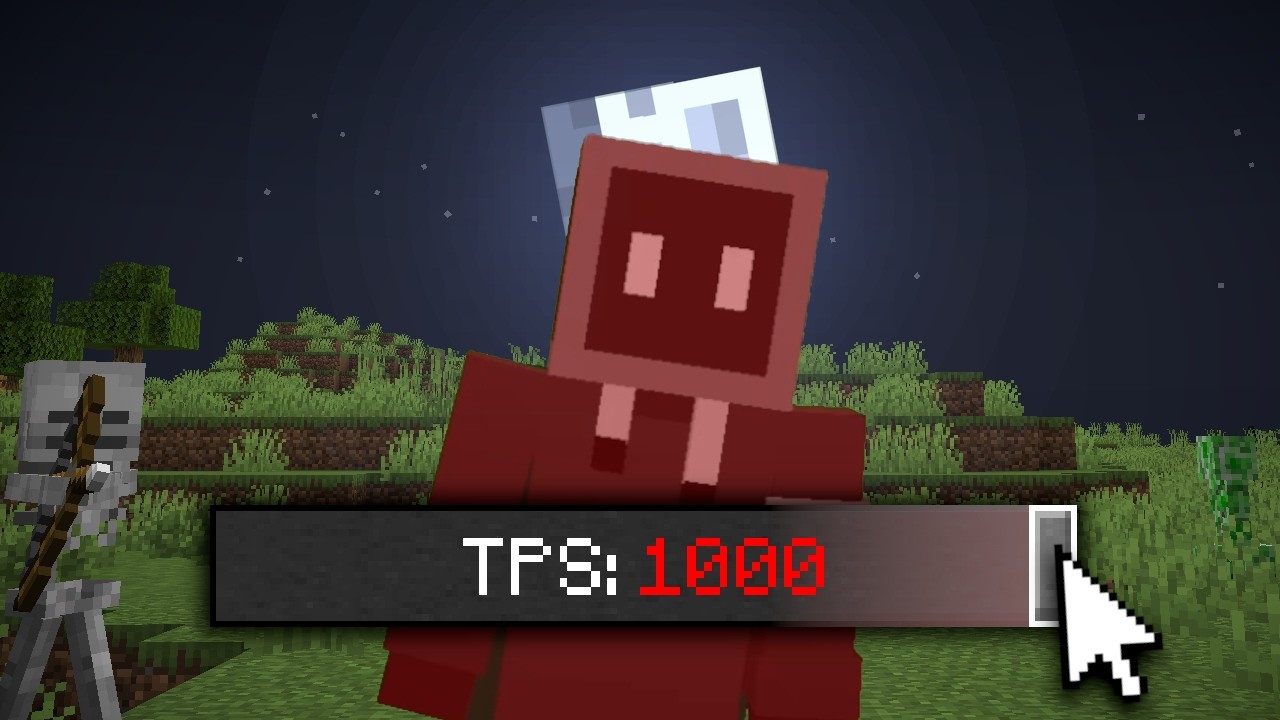 Minecraft, ale wszystko działa 50x szybciej
