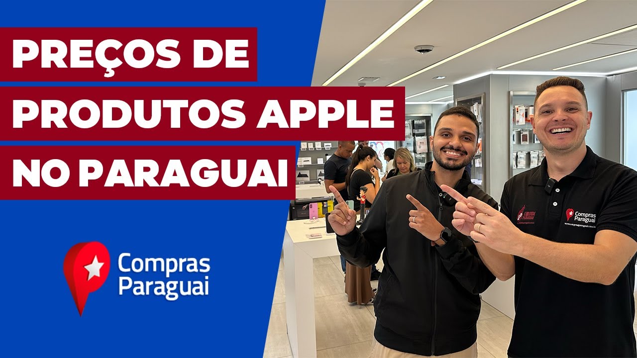 iPhone, MacBook e muito mais! Preços de produtos Apple no Paraguai!