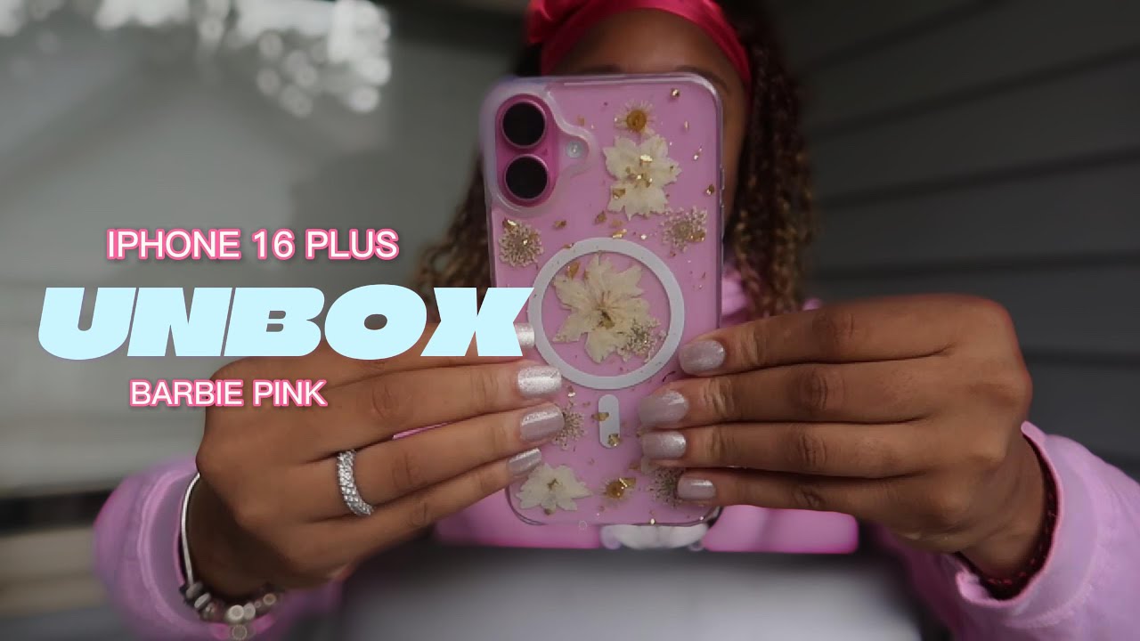 UNBOX IPHONE 16 PLUS/ BARBIE PINK