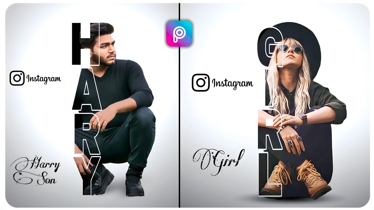 Amazing Letter Portrait Effect || PicsArt Editing Tutorial | Hindi/Urdu