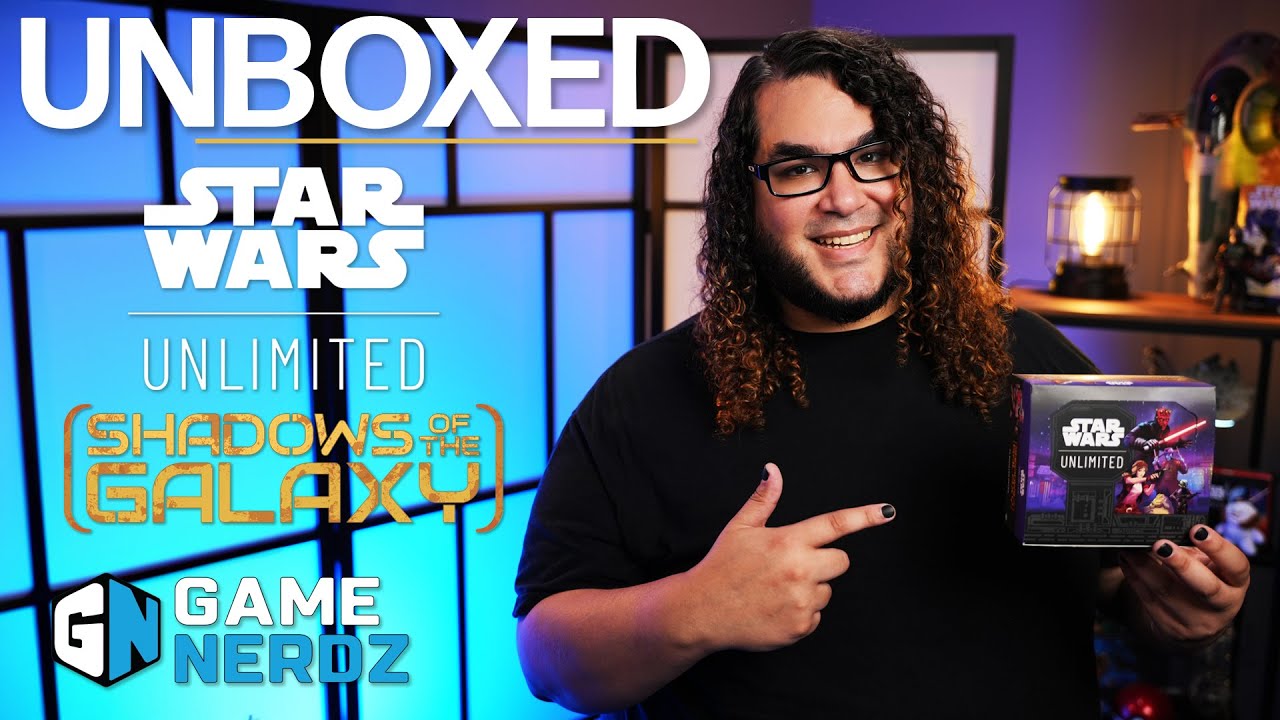 Star Wars Unlimited Shadows of the Galaxy Unboxing