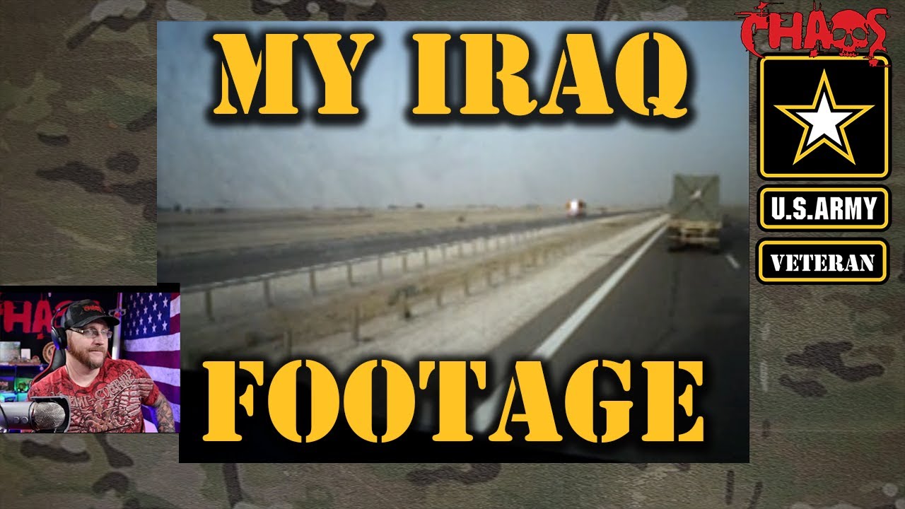 Watching some of my deployment footage from Iraq