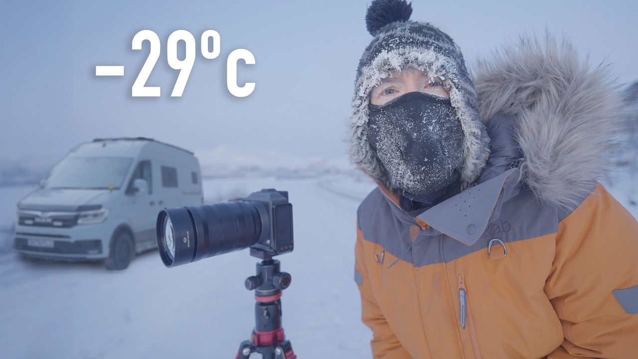 Temperature Drop to Extreme Cold - Landscape Photography Road Trip - Arctic