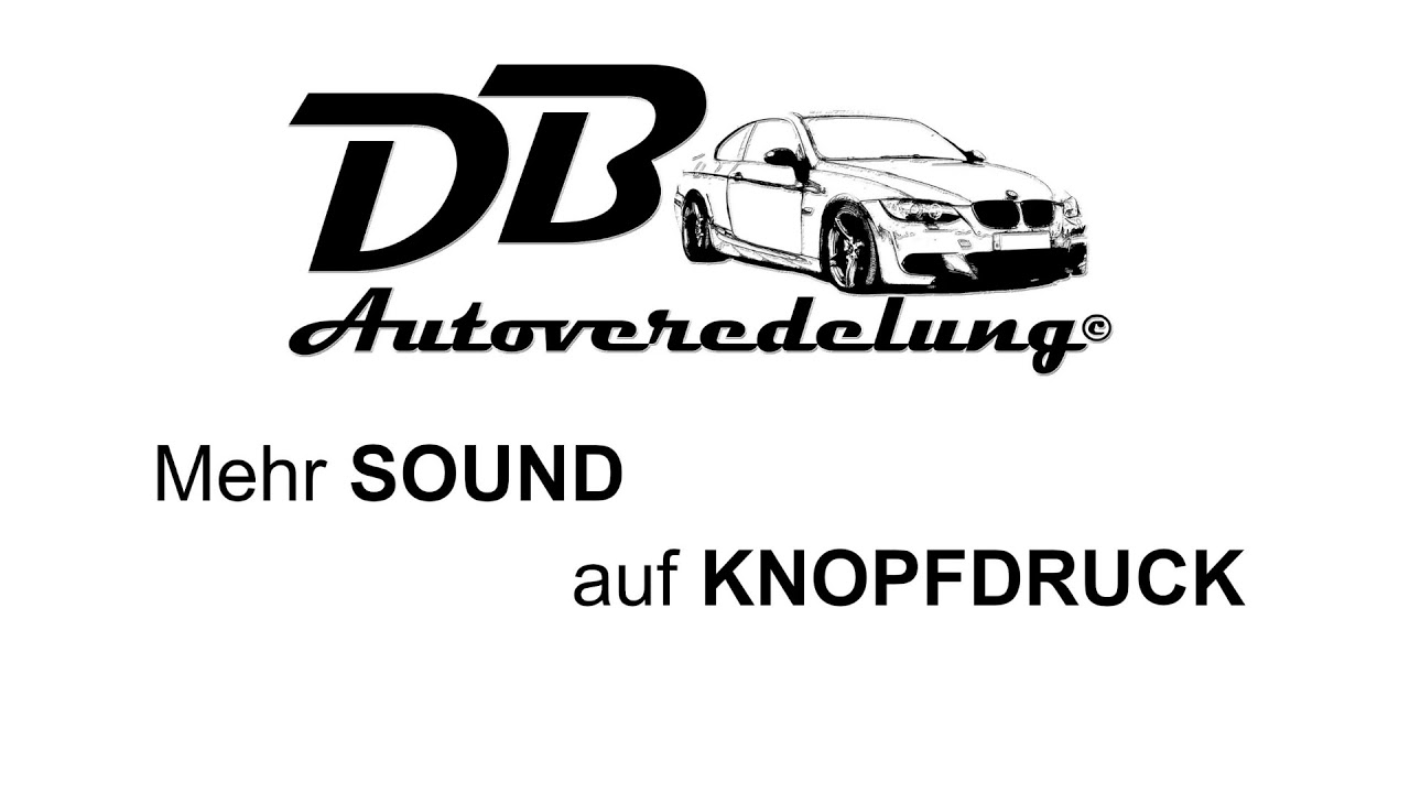 DB Autoveredelung DBA Klappensteuerung Klappenauspuff BMW E93 335i N54