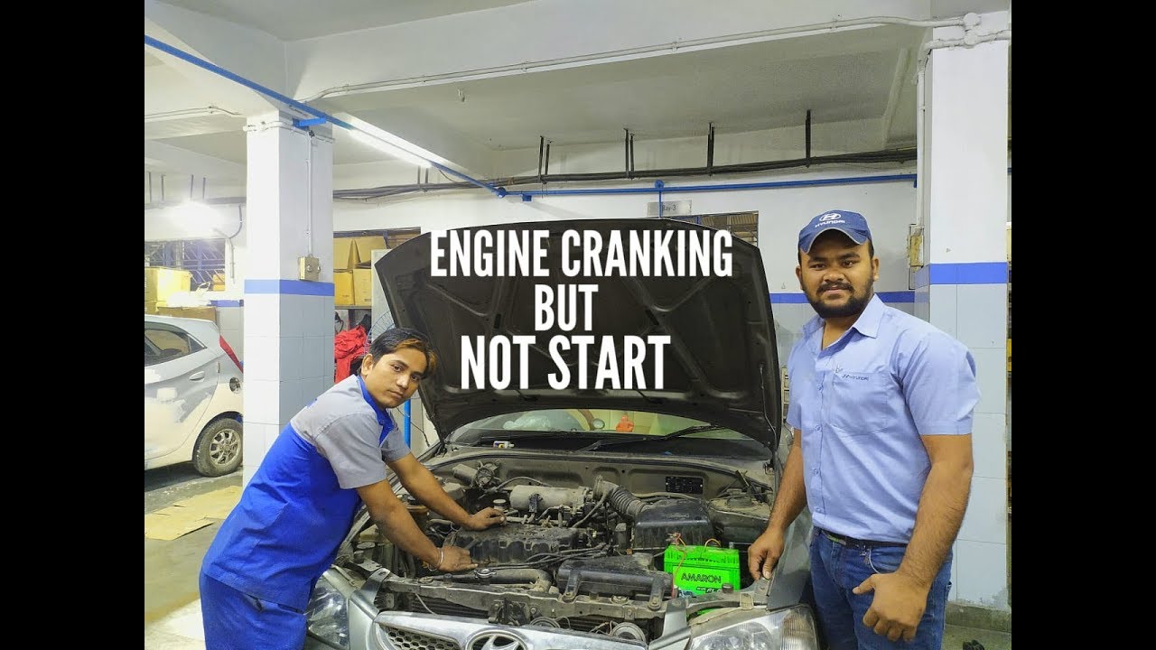 car starting problem solved step by step || engine cranking but not start-