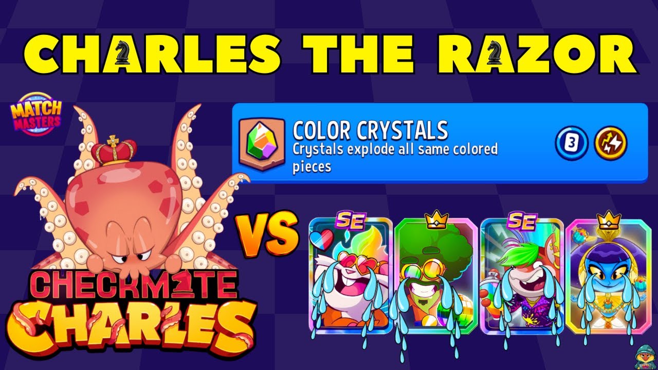 DIAMOND CHECKMATE CHARLES CRUSH PREMIUM BOOSTERS | Match Masters Color Crystals + Ramp Up