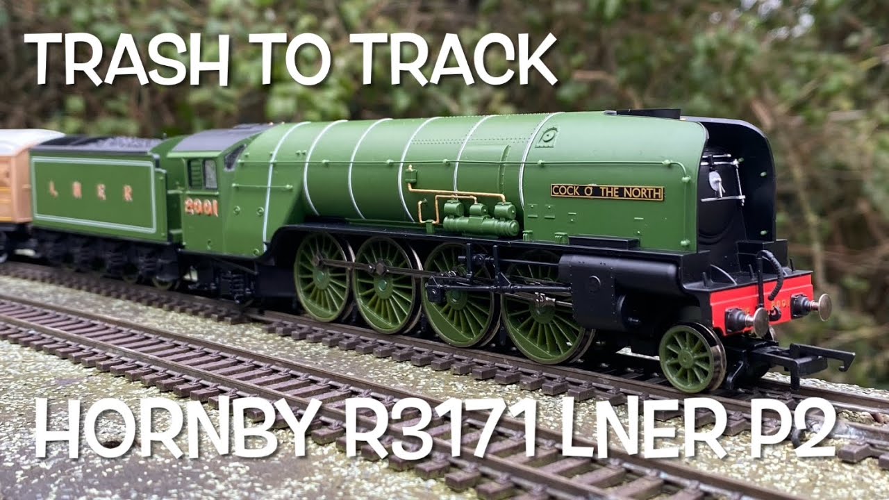 Мусор на рельсы | Паровоз Hornby R3171 LNER P2