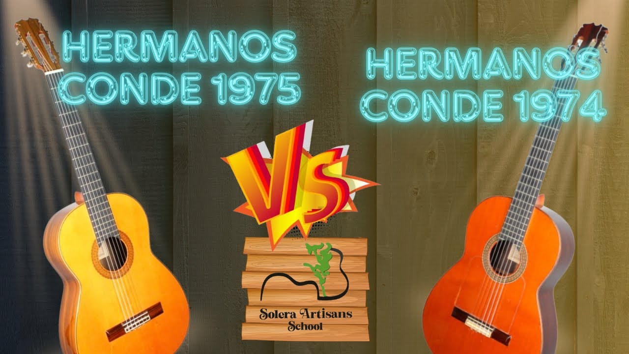 Guitar Comparison | Hermanos Conde 1975 vs 1974. played by Ángela Zarzuela flamenco guitar player