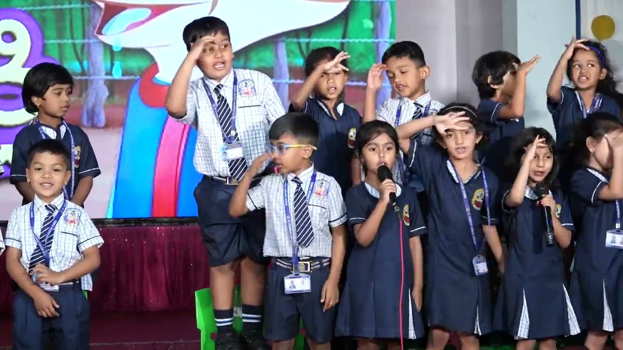 ST FLOWERS ENGLISH SCHOOL GRADUATION DAY 2026 RHYMES BY PRE NURSERY  , LKG , UKG STUDENTS