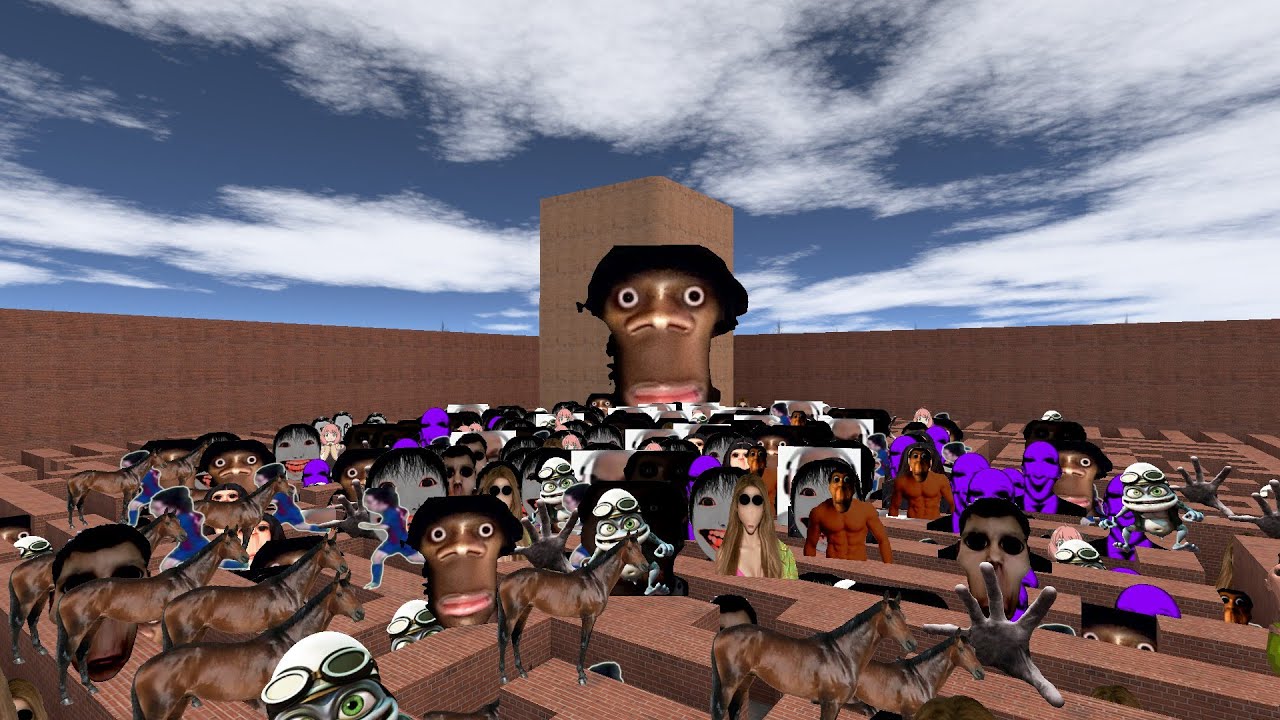 Nico's Nextbots Vs Me in Maze Garry's Mod