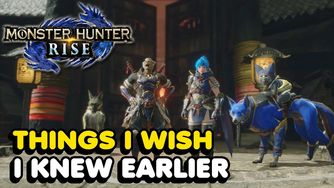 Things I Wish I Knew Earlier In Monster Hunter Rise (Tips & Tricks)