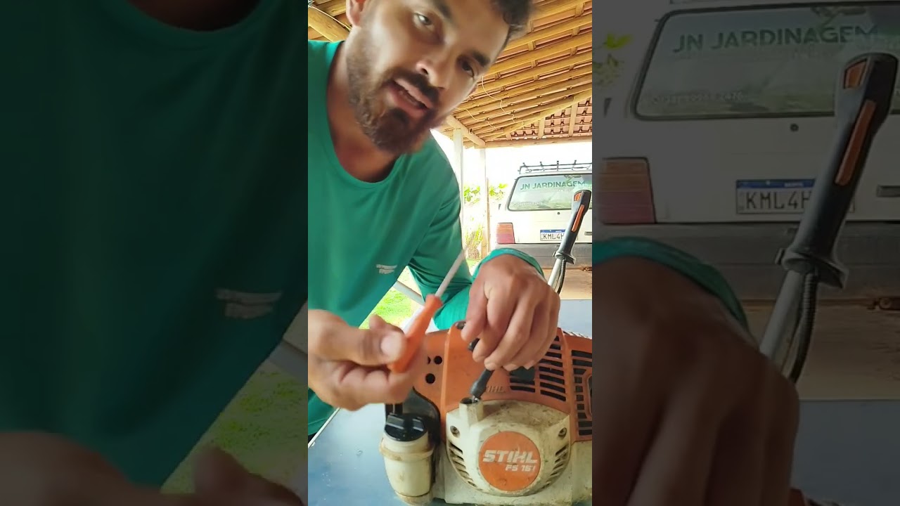 como regular ro&ccedil;adeira Stihl