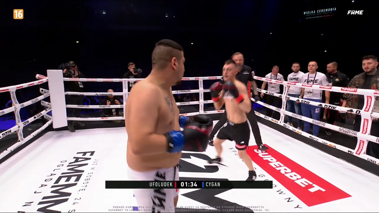 UFOLUDEK vs CYGAN - CAŁA WALKA