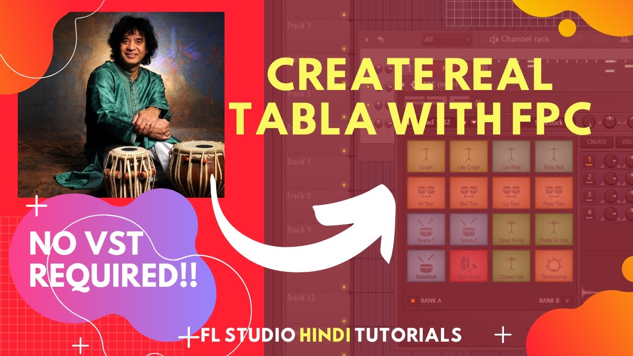 How to create Realistic Tabla grooves in FL Studio | Advanced FPC | Indian Beatmaking (HINDI)