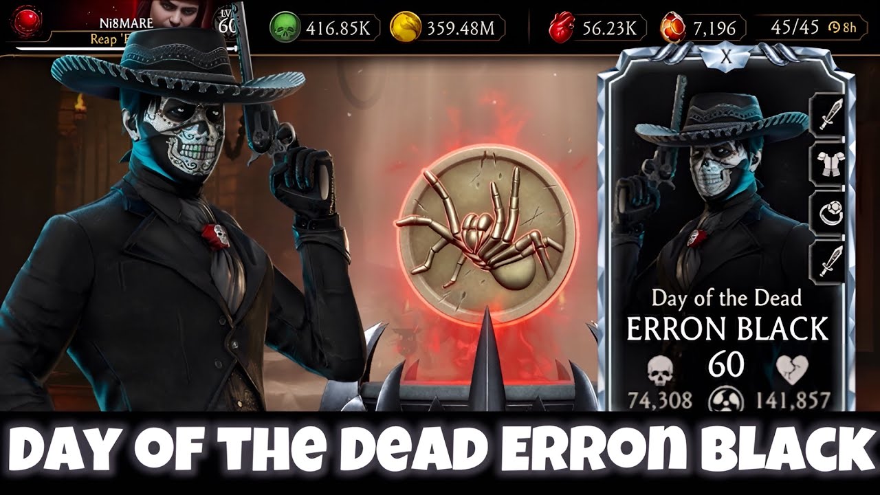 Day of Dead Erron Black is really good for Krypt | 0 Cost Special Attacks King | MK Mobile