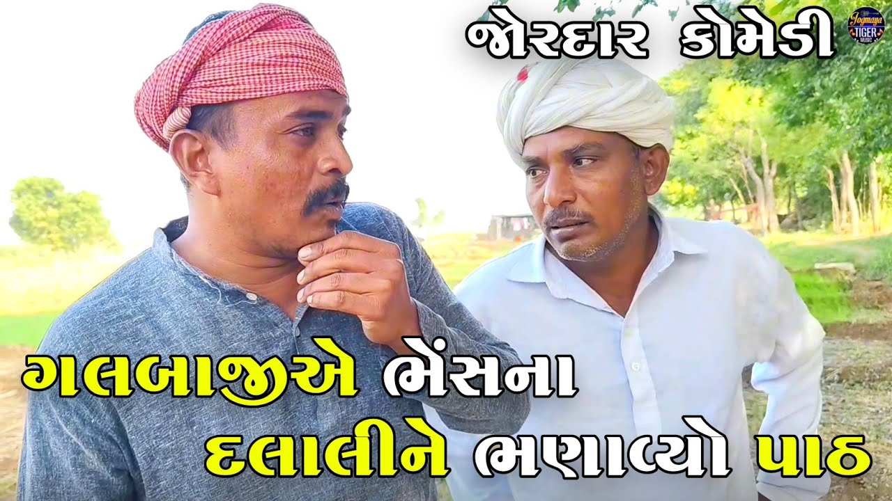 ગલબાજીએ ભેંસના દલાલીને ભણાવ્યો પાઠ|GALBAJI A BHESH NA DALALI NE BHANAVYO PATH |JOGMAYA TIGER COMEDY 