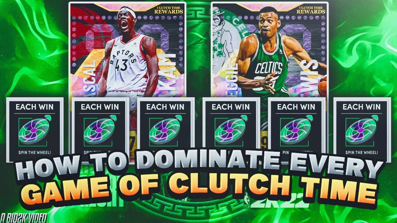 BEST TIPS TO *DOMINATE* EVERY GAME OF CLUTCH TIME FOR GALAXY OPAL PASCAL SIAKAM! NBA 2K22 MYTEAM