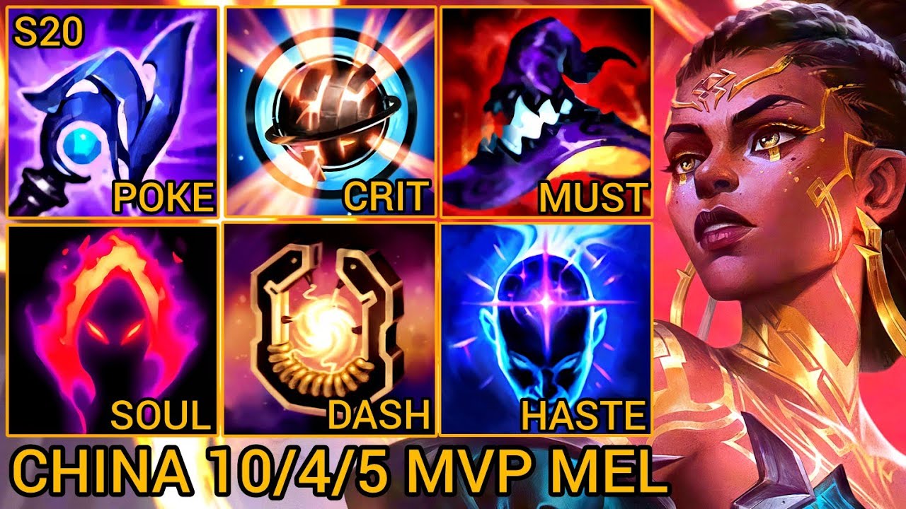 Sovereign MEL Mid Lane MVP 10/4/5 - China Wild Rift New Meta Build & Runes By Tiarty