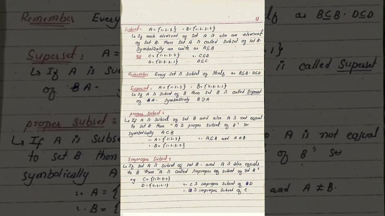 Mathematics Part 3, SET and its types #mathematics #set #kppsc #etea #css #pms #ct #pst #subscribe
