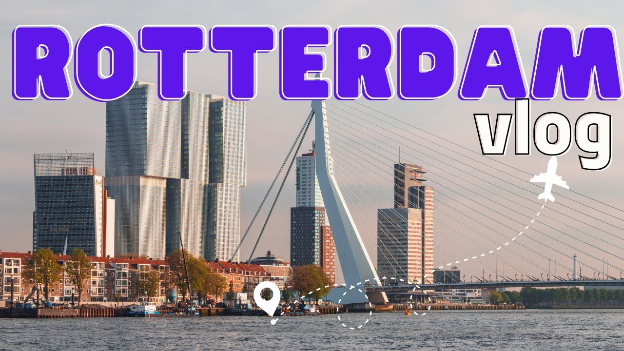 Hollanda'nın Sıradışı Şehri Rotterdam'a Gittik! Nerelere Gidilir ? Ne Yenir ? Rotterdam Vlog