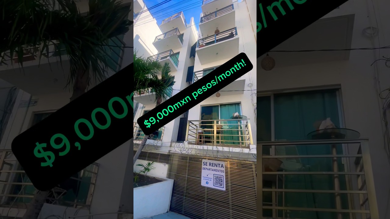 Playa Del Carmen Is AFFORDABLE! #mexico #expat #apartments #rentals