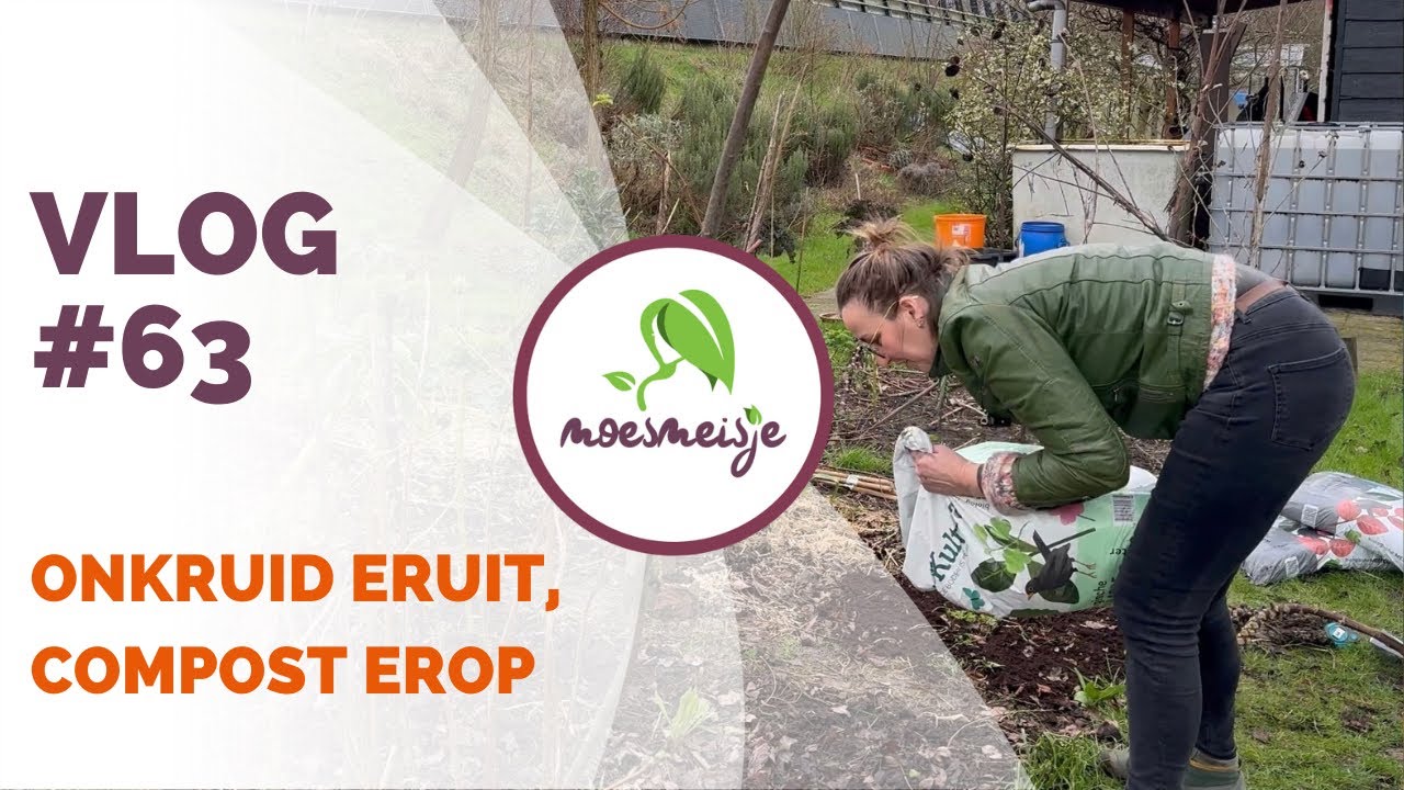 MOESTUIN VLOG #63 | Grond voorbereiden: onkruid eruit en tijd voor compost op de moestuin!