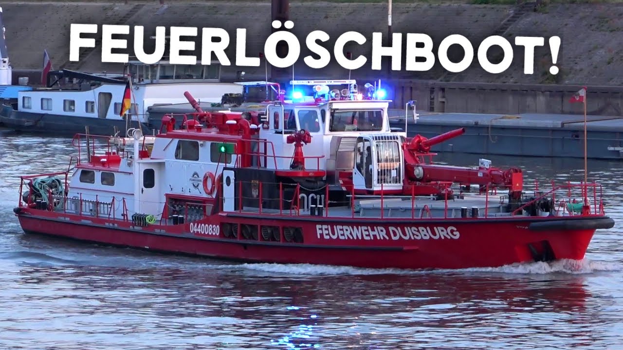 [DAS GRÖßTE EINSATZFAHRZEUG IN DUISBURG!] - Neues MZB, Feuerlöschboot & Polizeiboot im Einsatz