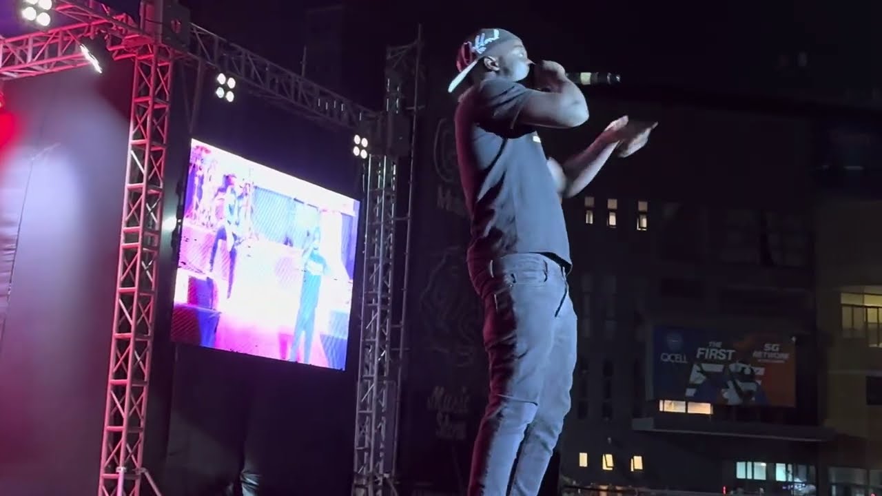 Dope Chama Performance at - Pa Salieu live in Gambia CONCERT