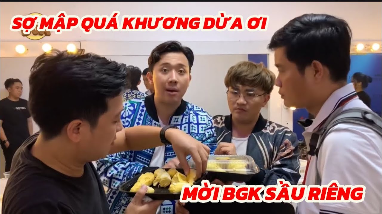 Khương Dừa bị Trấn Thành, Trường Giang, Đại Nghĩa “chửi” vì tặng sầu riêng ăn mập