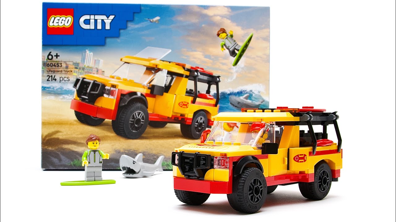 LEGO City Lifeguard Beach Rescue Truck 60453 - Build