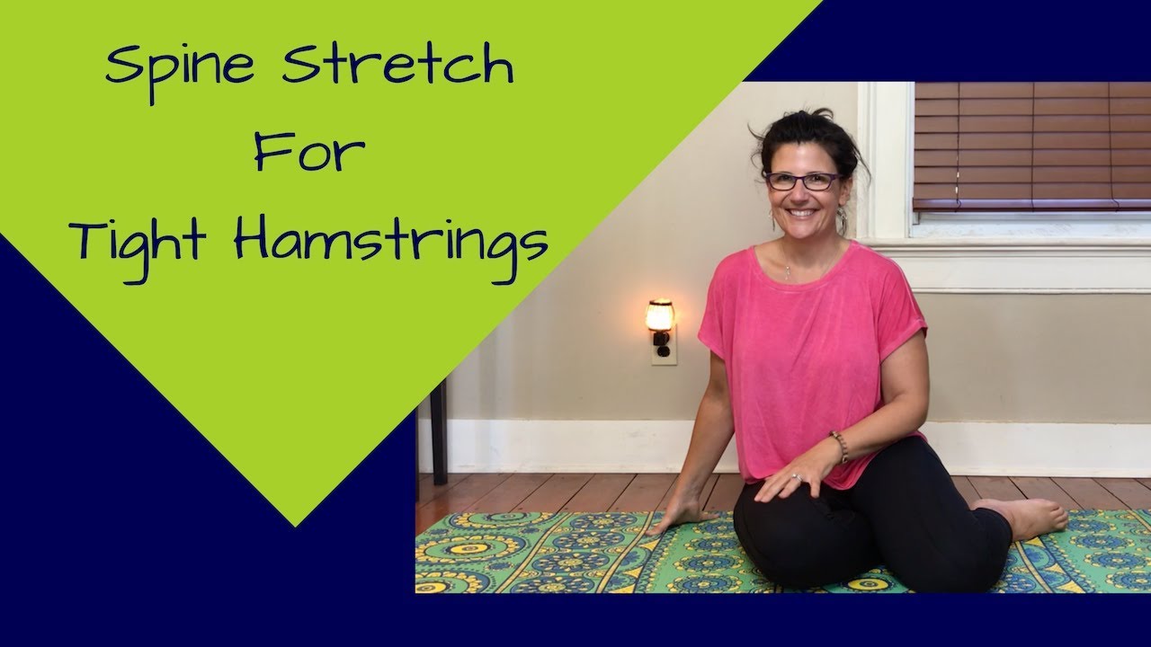 PILATES FOR TIGHT HAMSTRINGS//SPINE STRETCH FORWARD, SAW, AND TWIST