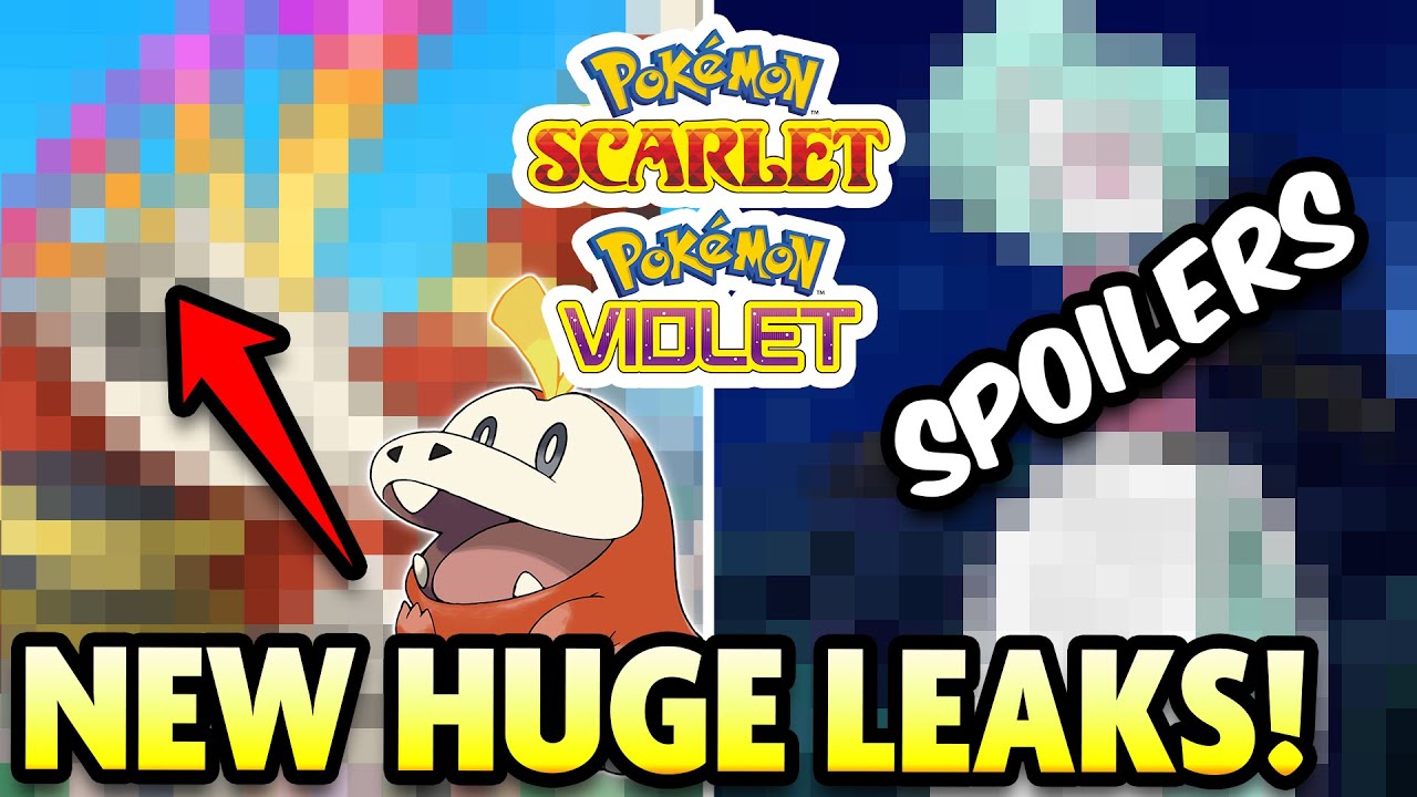 Этот НОВЫЙ СЛИВ меняет ВСЁ! (БЕЗУМИЕ) Обновление утечек по Pok&eacute;mon Scarlet and Violet!