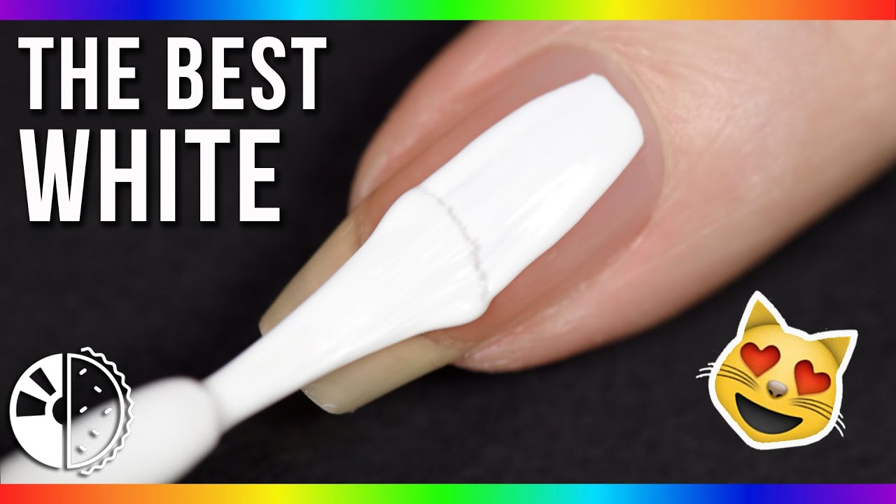 The Perfect Opaque White Nail Polish😍