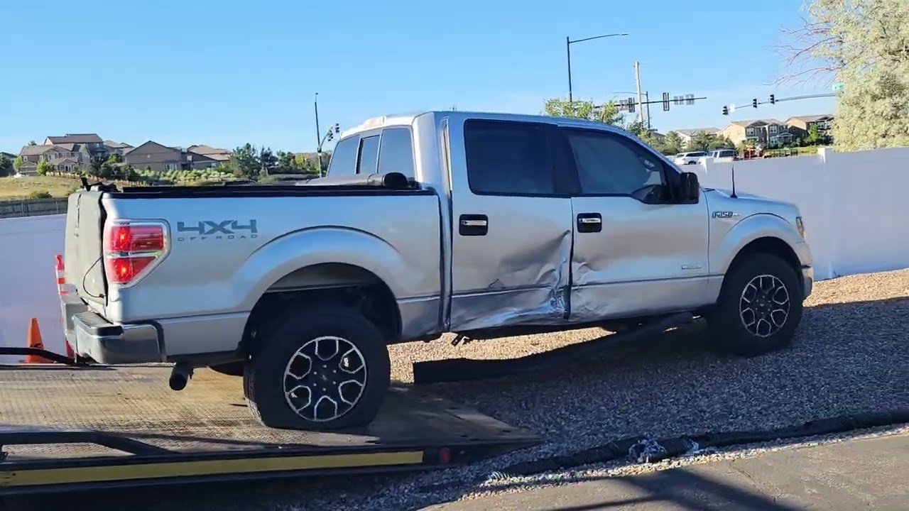 차사고! Truck totaled!