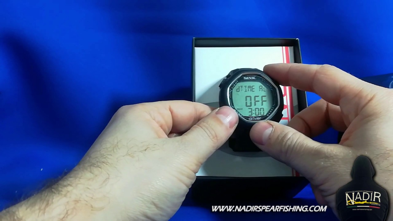UNBOXING AND DISCOVERING FREEDIVING APNEA COMPUTER WATCH SEAC DRIVER