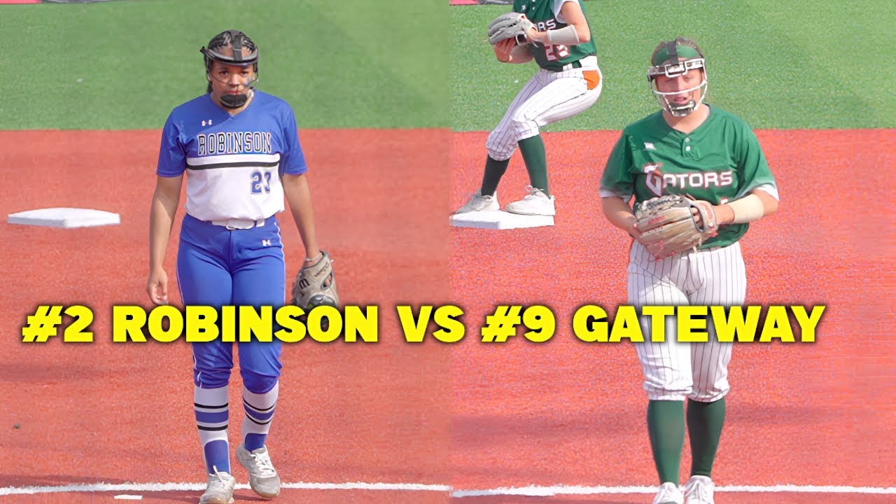 TEXAS SOFTBALL PLAYOFFS!! #1 Robinson vs #9 Gateway 2025