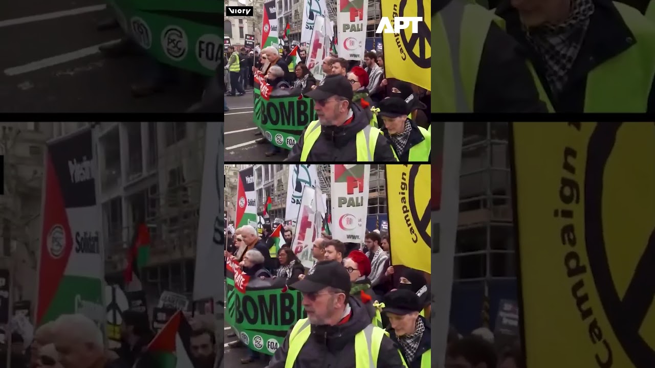 &lsquo;Hands Off Iran!&rsquo; Hundreds Rally in London Against US-Israeli Strikes | APT