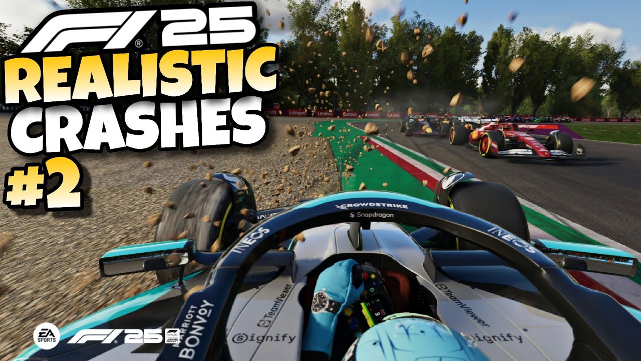 F1 25 REALISTIC CRASHES #2