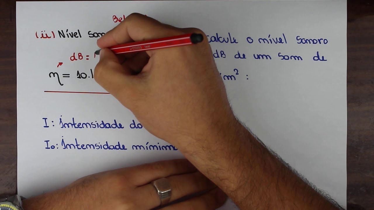 intensidade sonora e nivel sonoro