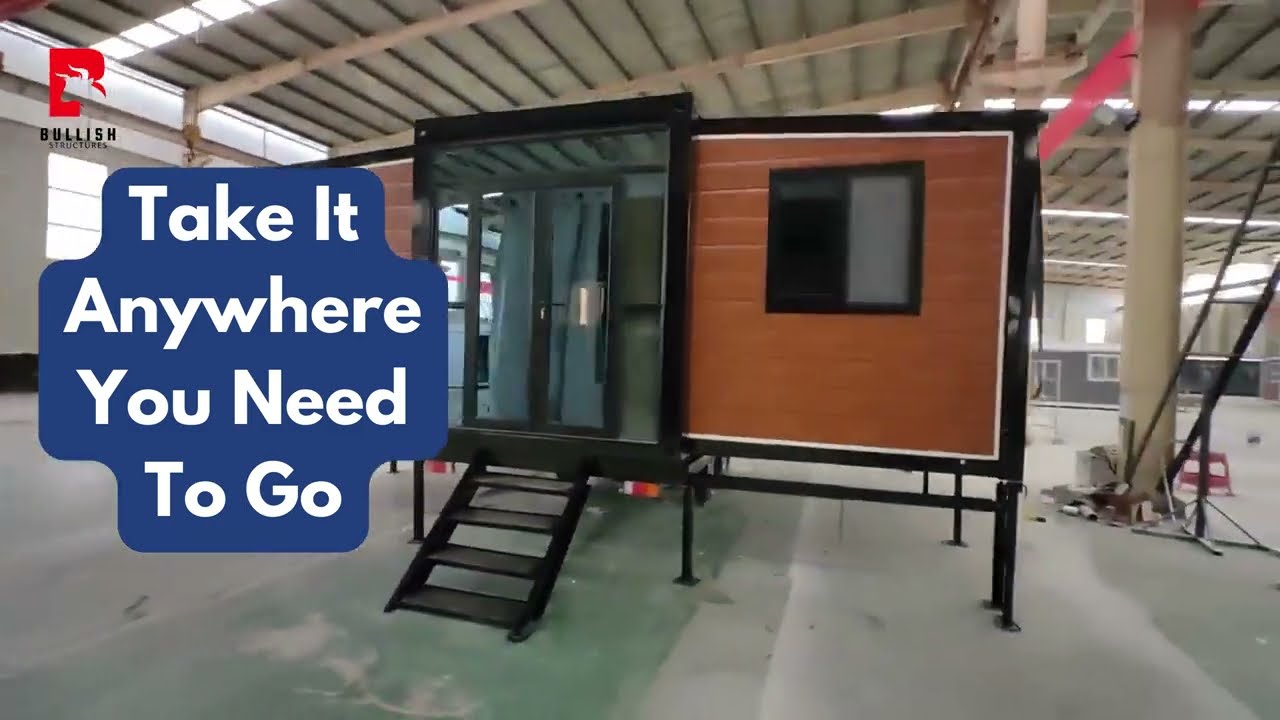 GAME CHANGING Expandable Container Home Trailer By Bullish Structures!