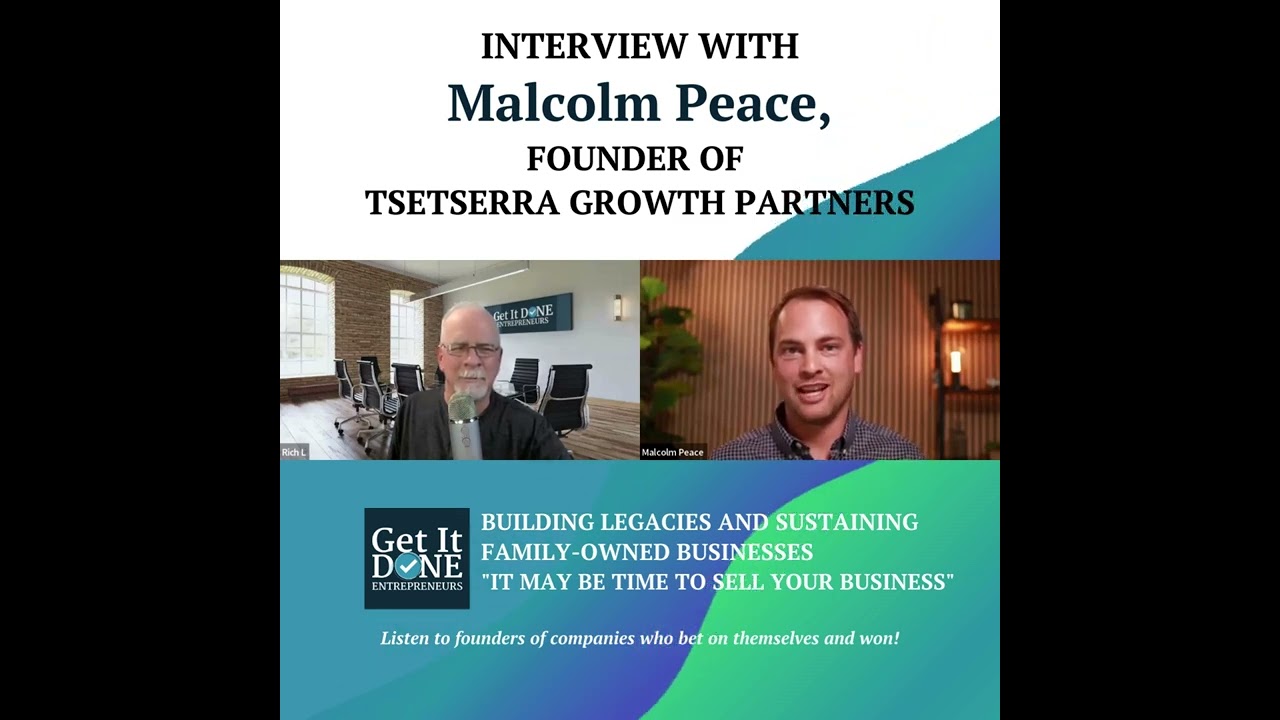 Building Legacies and Sustaining Family-Owned Businesses with Malcolm Peace | Snippet
