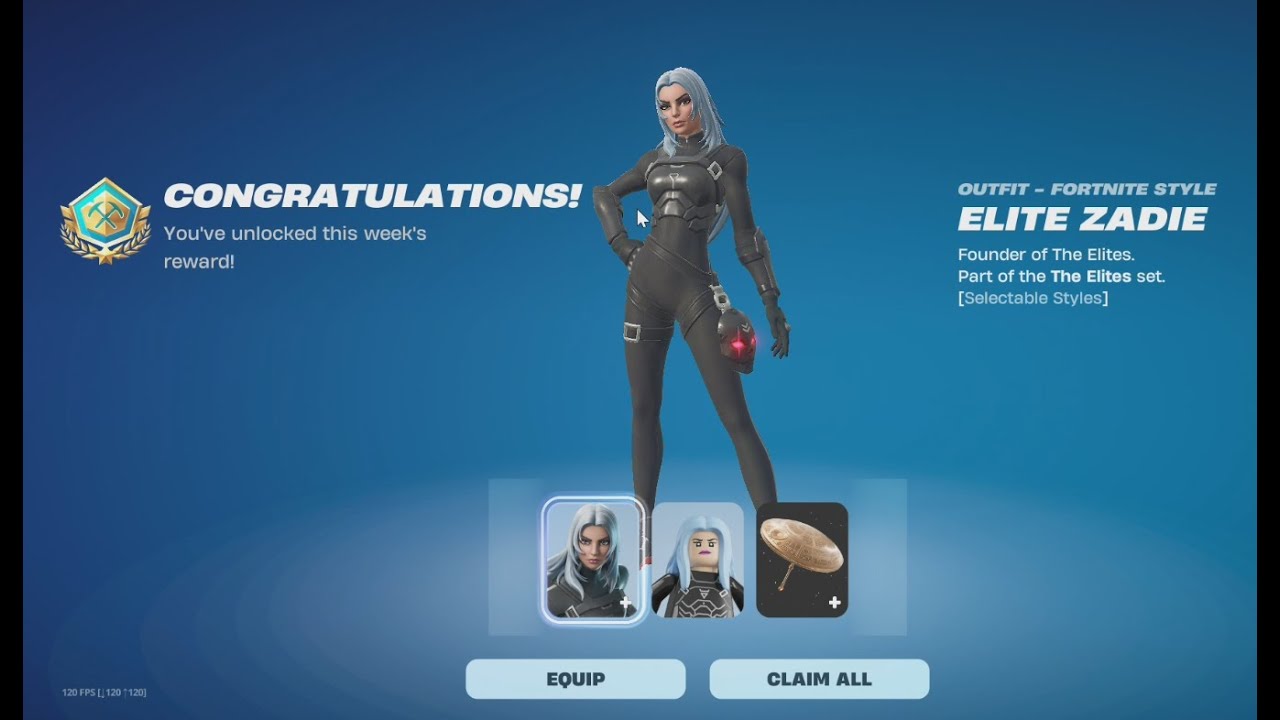 I Won Elite Zadie Skin in Fortnite Elite Ranked Cup