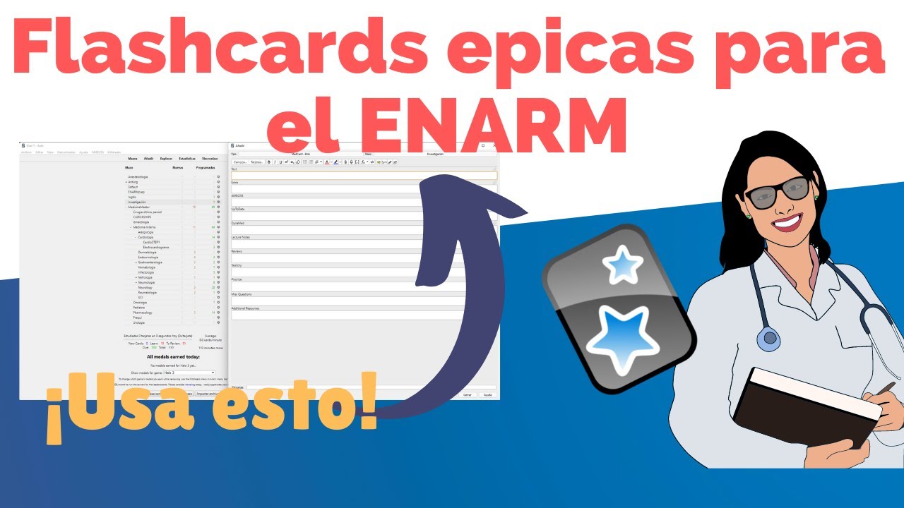 Las mejores FLASHCARDS para arrasar el ENARM con ANKI