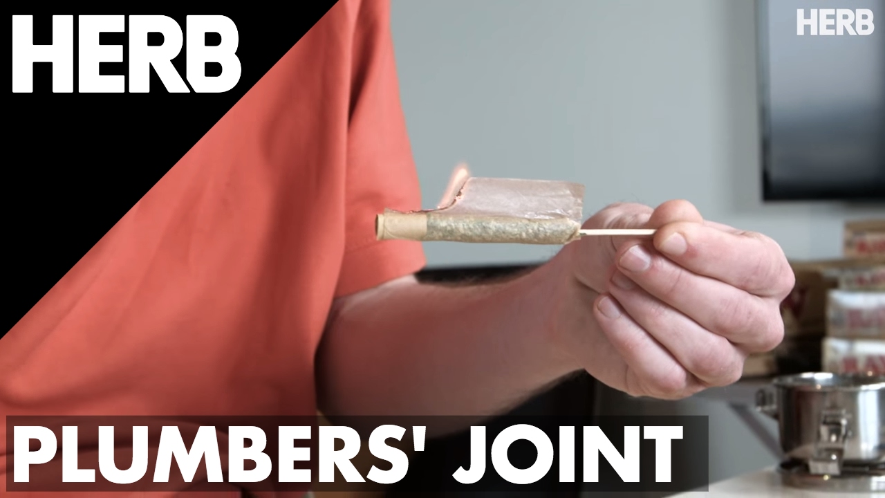 How To Roll a Plumbers Joint | HERB Rolligami with Cody van Gogh