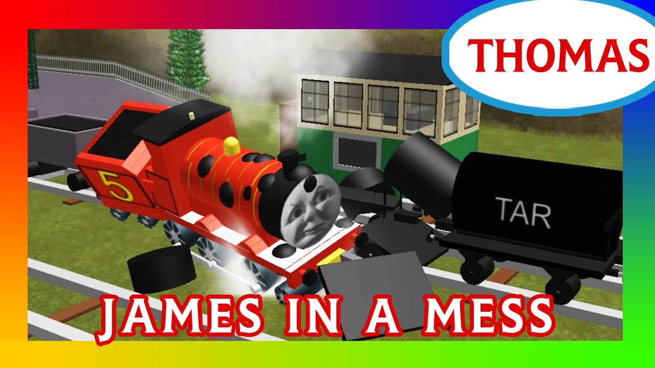 Thomas & Friends Accidents will Happen | James In A Mess (Dirty Objects) | Roblox Remake