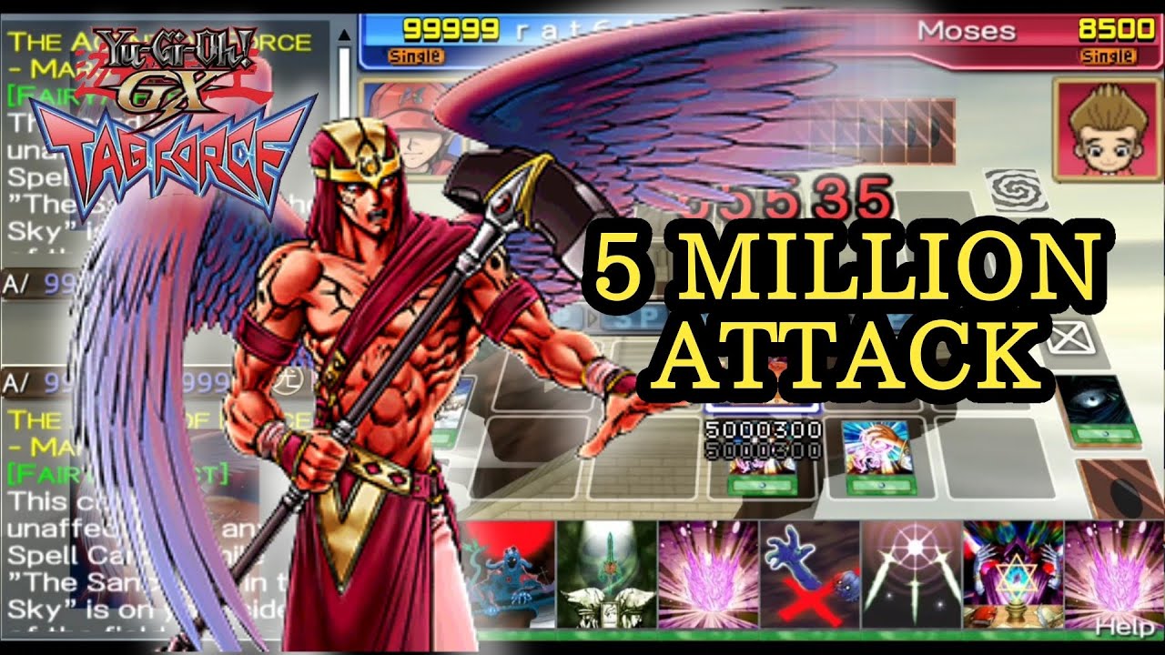 * 5, 000, 300 atk * The Agent of Force - Mars vs. Moses [ Yugioh GX Tag Force 1 ]